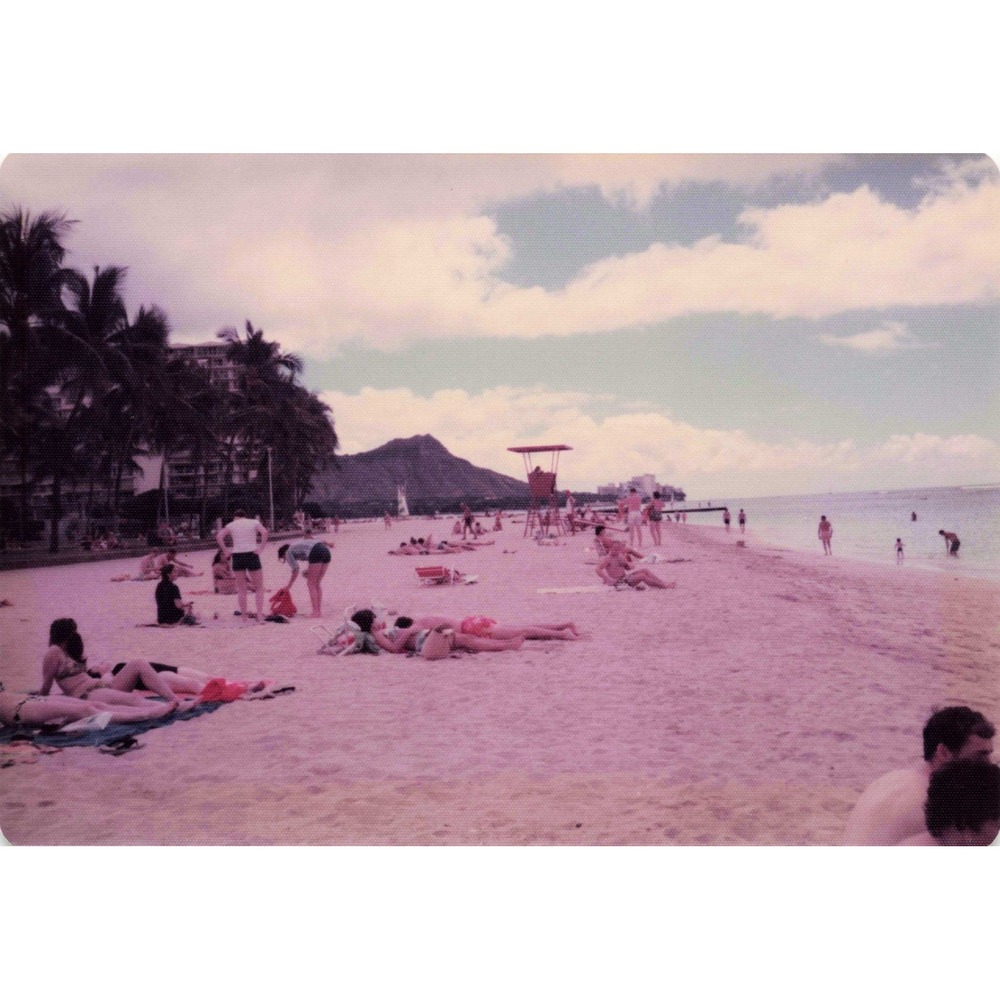 Vintage 1970s Waikiki Beach Hawaii Diamond Head Oahu Photo Lot of 11 - Picture 1 of 11